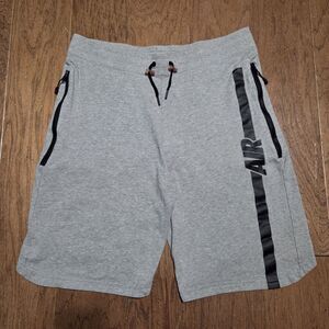 Vtg Nike Air Pivot V3 Sweat Shorts Mens XL Drawstring Zip Pockets Grey